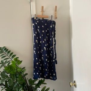Madewell Floral Wrap Skirt midi maxi NWT Size XS / 00